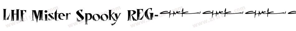 LHF Mister Spooky REG字体转换
